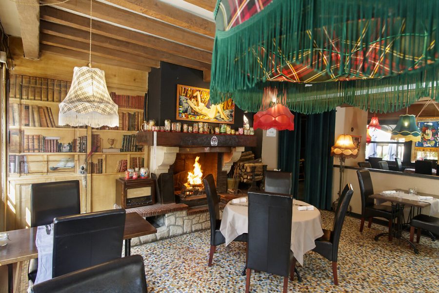 On y mange dedans…