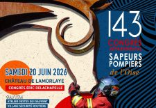 143ème Congrès Départemental des Pompiers au Château de Lamorlaye