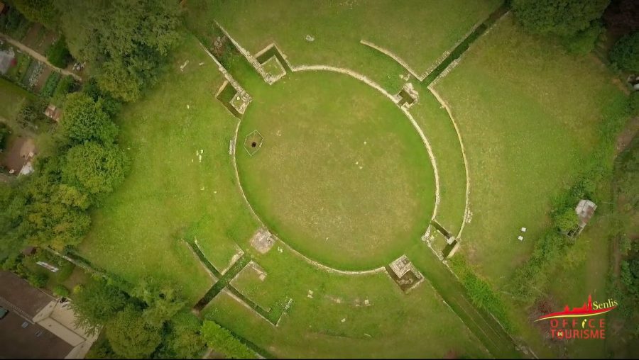 Arènes vues de drone