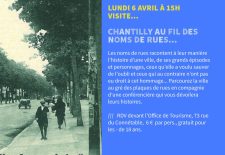 Visite guidée « Chantilly au fil des noms de rues… »