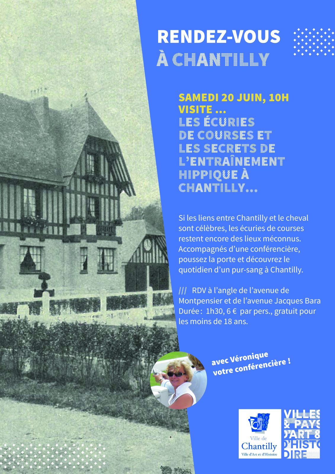 Visite guidée « Les écuries de courses et les secrets de l&rsquo;entraînement hippique à Chantilly »